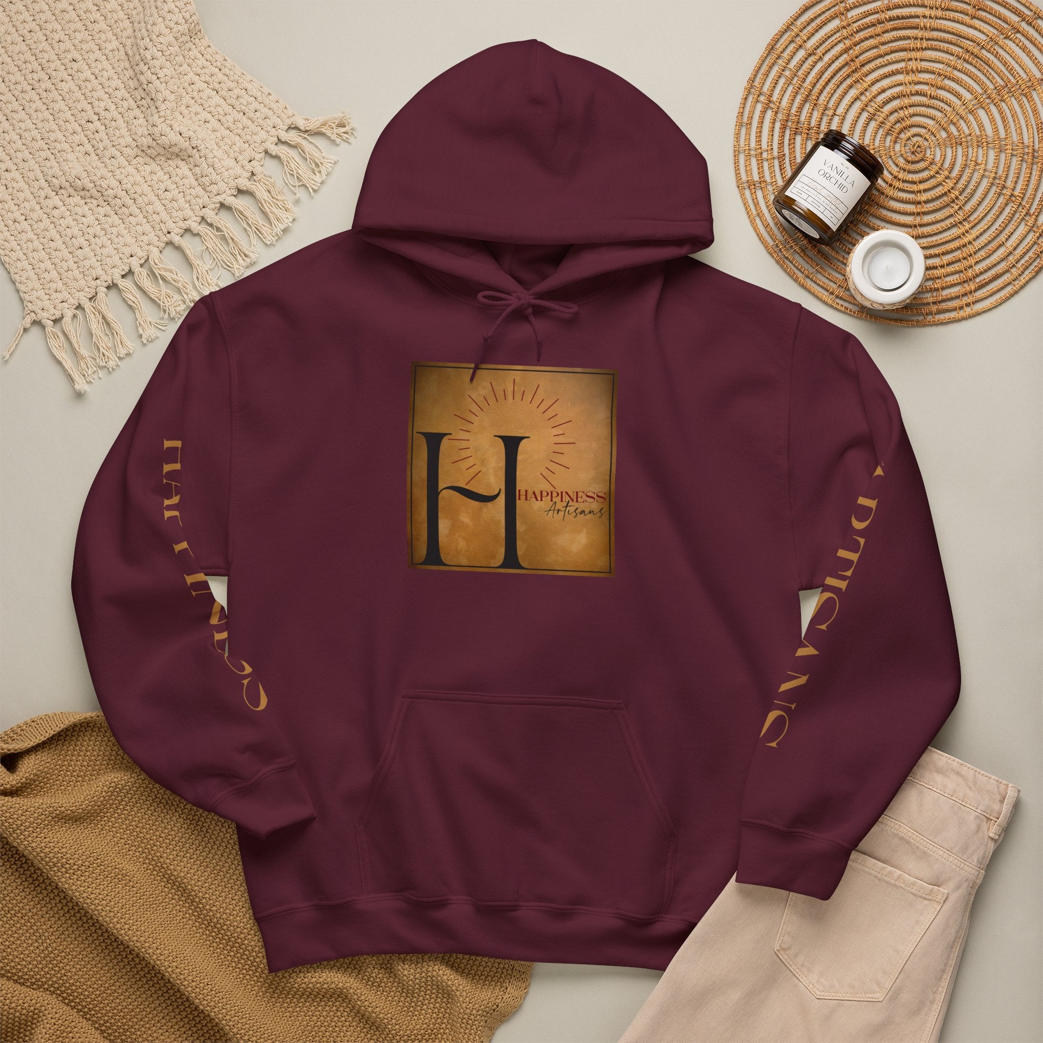 Happiness Artisans Inspirational Hoodie — "Make Today's Struggles a Distant Memory" Motivational Pullover