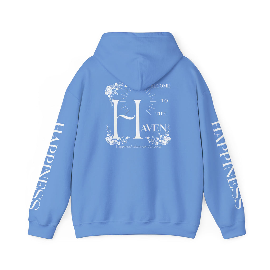 Women's "Welcome to the Haven" Happiness Artisans Hooded Sweatshirt