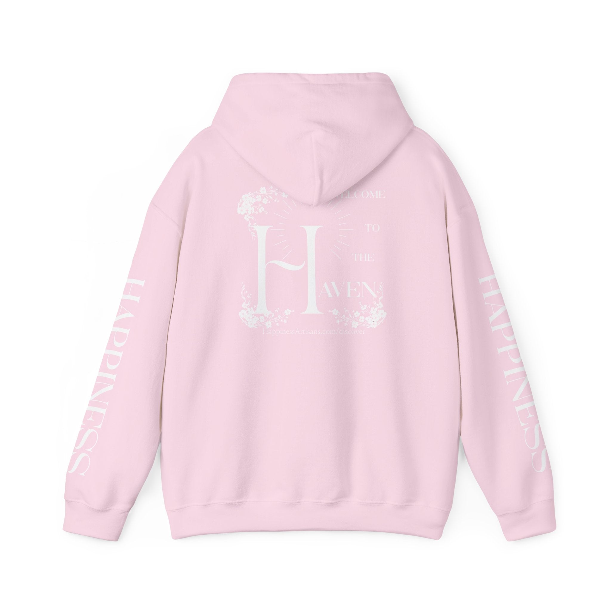 Women's "Welcome to the Haven" Happiness Artisans Hooded Sweatshirt