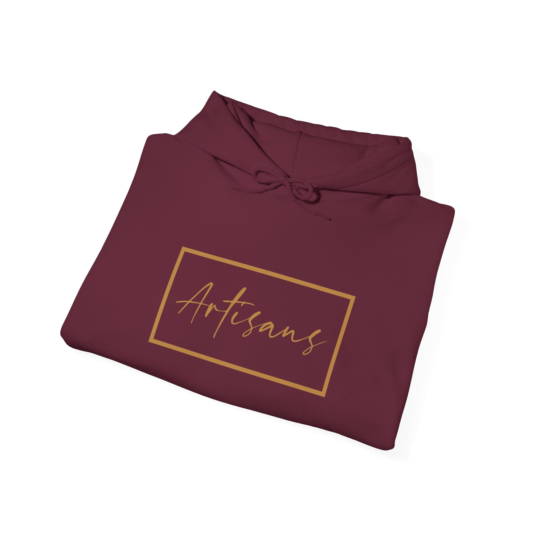 Hoodie 'Happiness Artisans' Gold Logo & 'Happiness' Sleeves