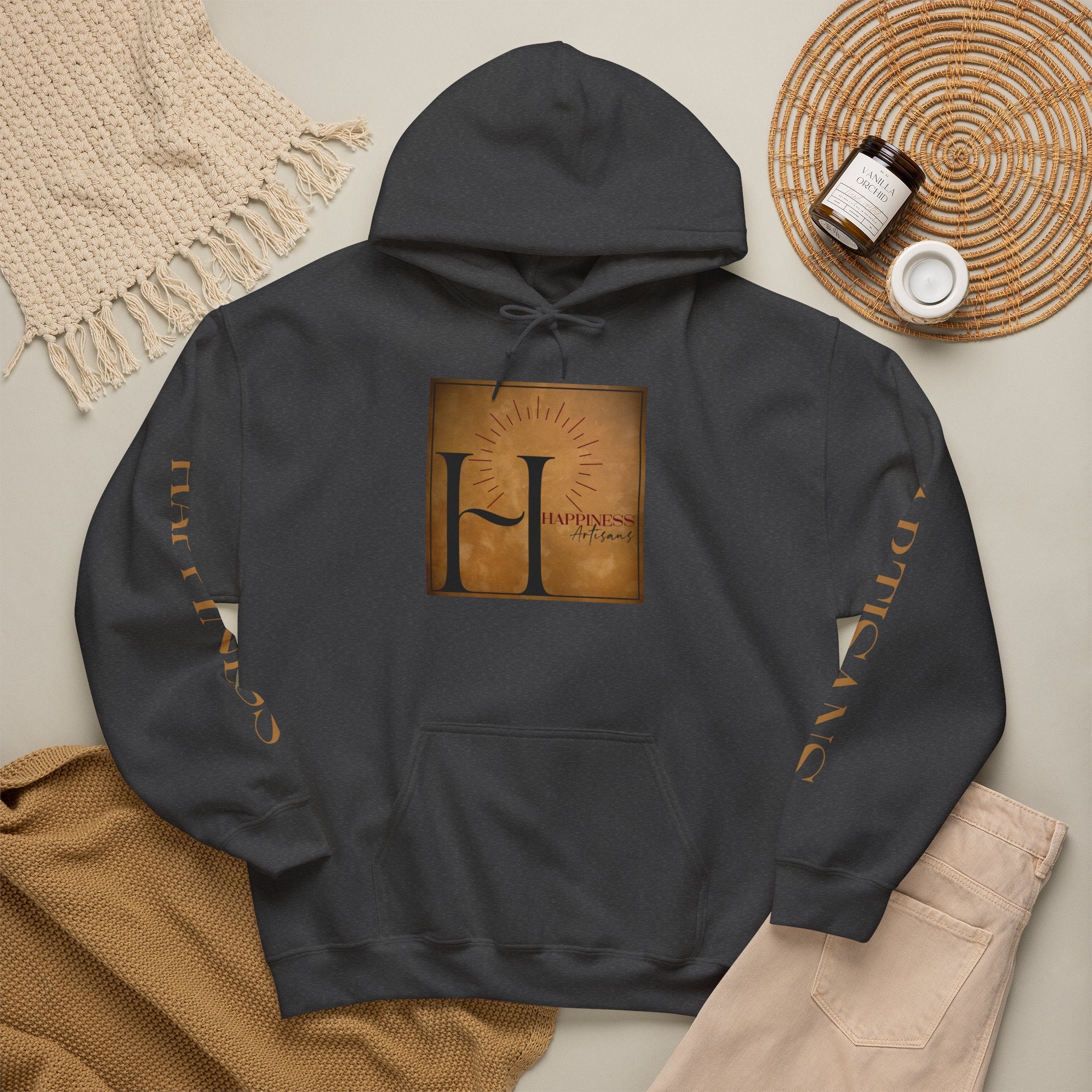 Happiness Artisans Inspirational Hoodie — "Make Today's Struggles a Distant Memory" Motivational Pullover