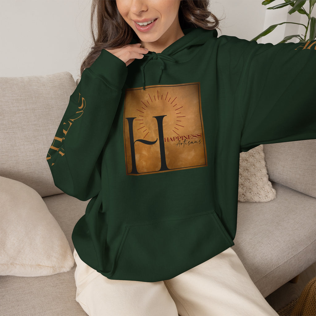 Happiness Artisans Inspirational Hoodie — "Make Today's Struggles a Distant Memory" Motivational Pullover