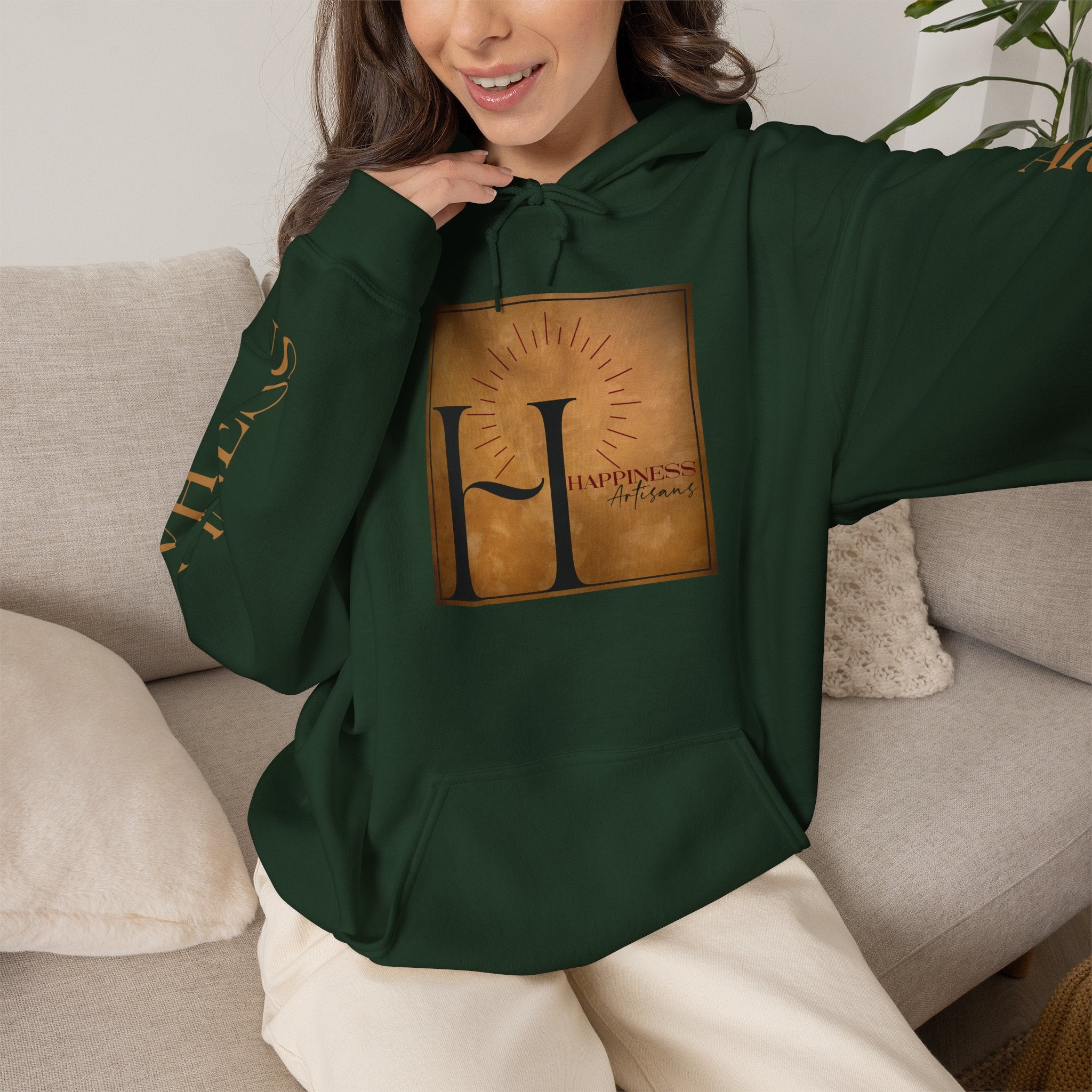 Happiness Artisans Inspirational Hoodie — "Make Today's Struggles a Distant Memory" Motivational Pullover