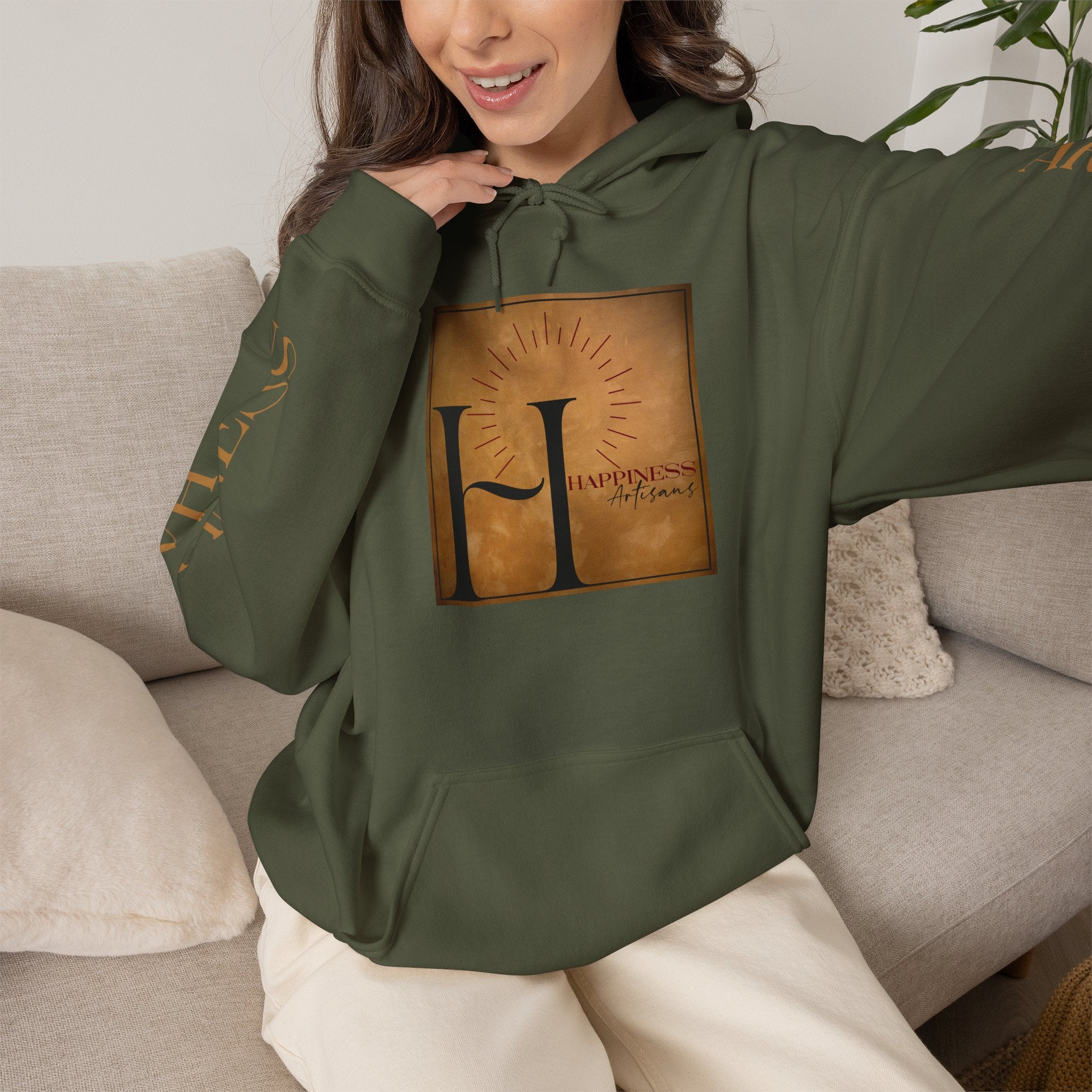 Happiness Artisans Inspirational Hoodie — "Make Today's Struggles a Distant Memory" Motivational Pullover