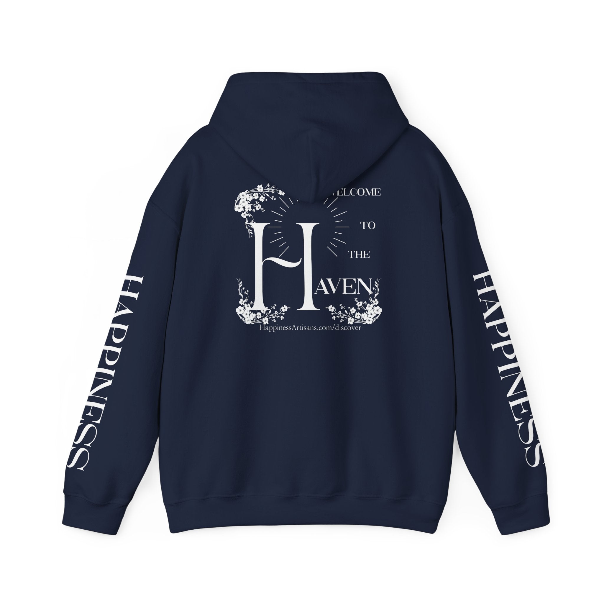 Women's "Welcome to the Haven" Happiness Artisans Hooded Sweatshirt