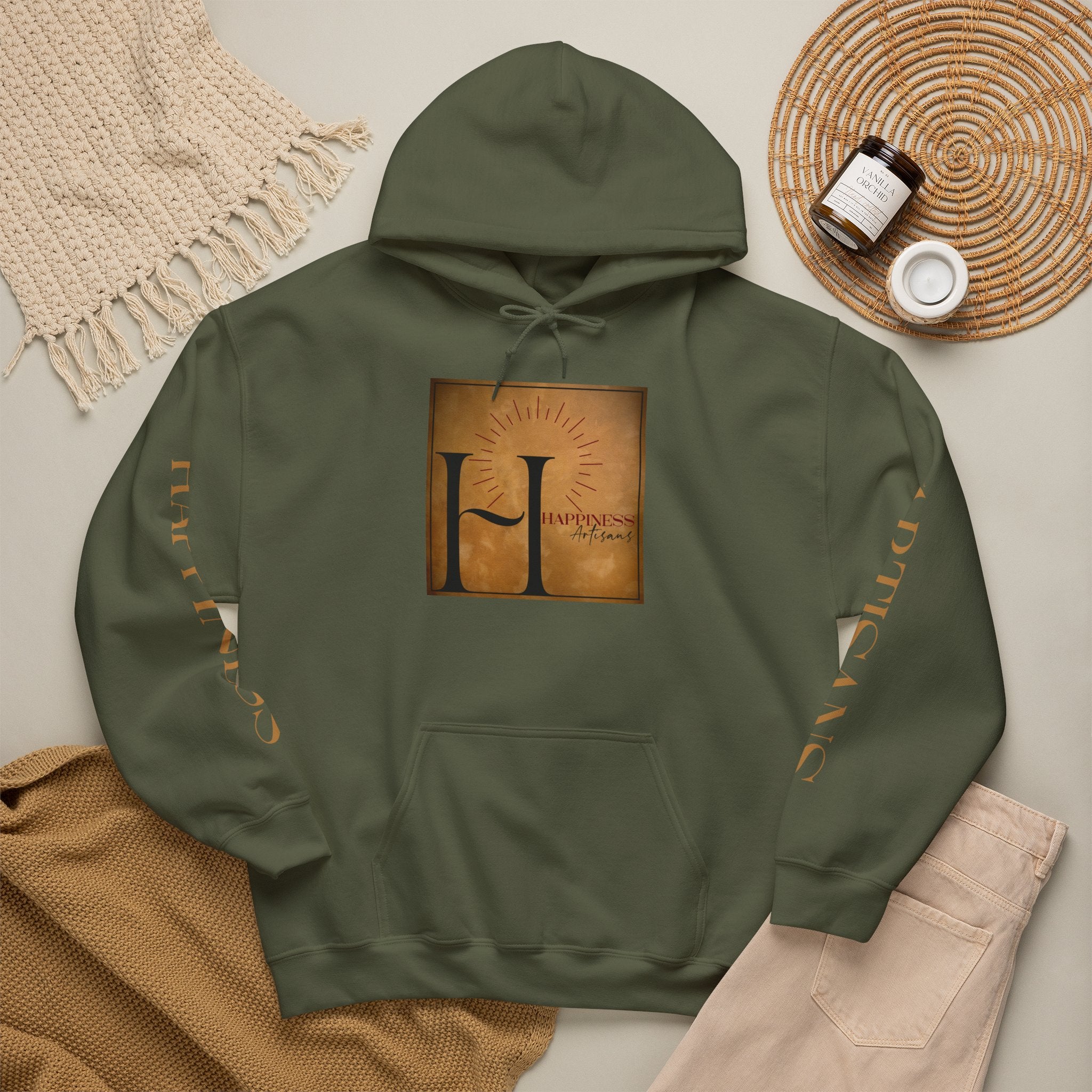 Happiness Artisans Inspirational Hoodie — "Make Today's Struggles a Distant Memory" Motivational Pullover