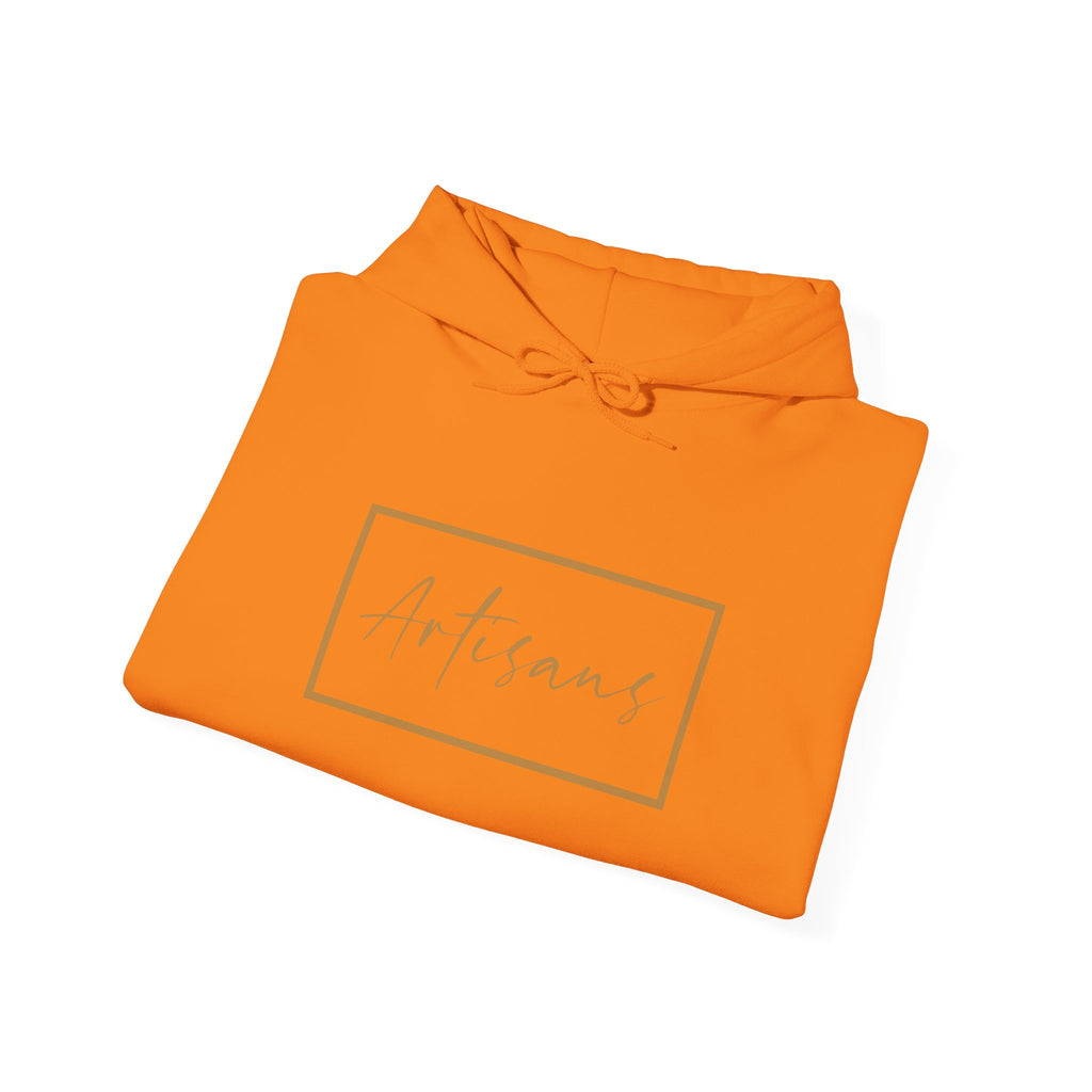 Hoodie 'Happiness Artisans' Gold Logo & 'Happiness' Sleeves