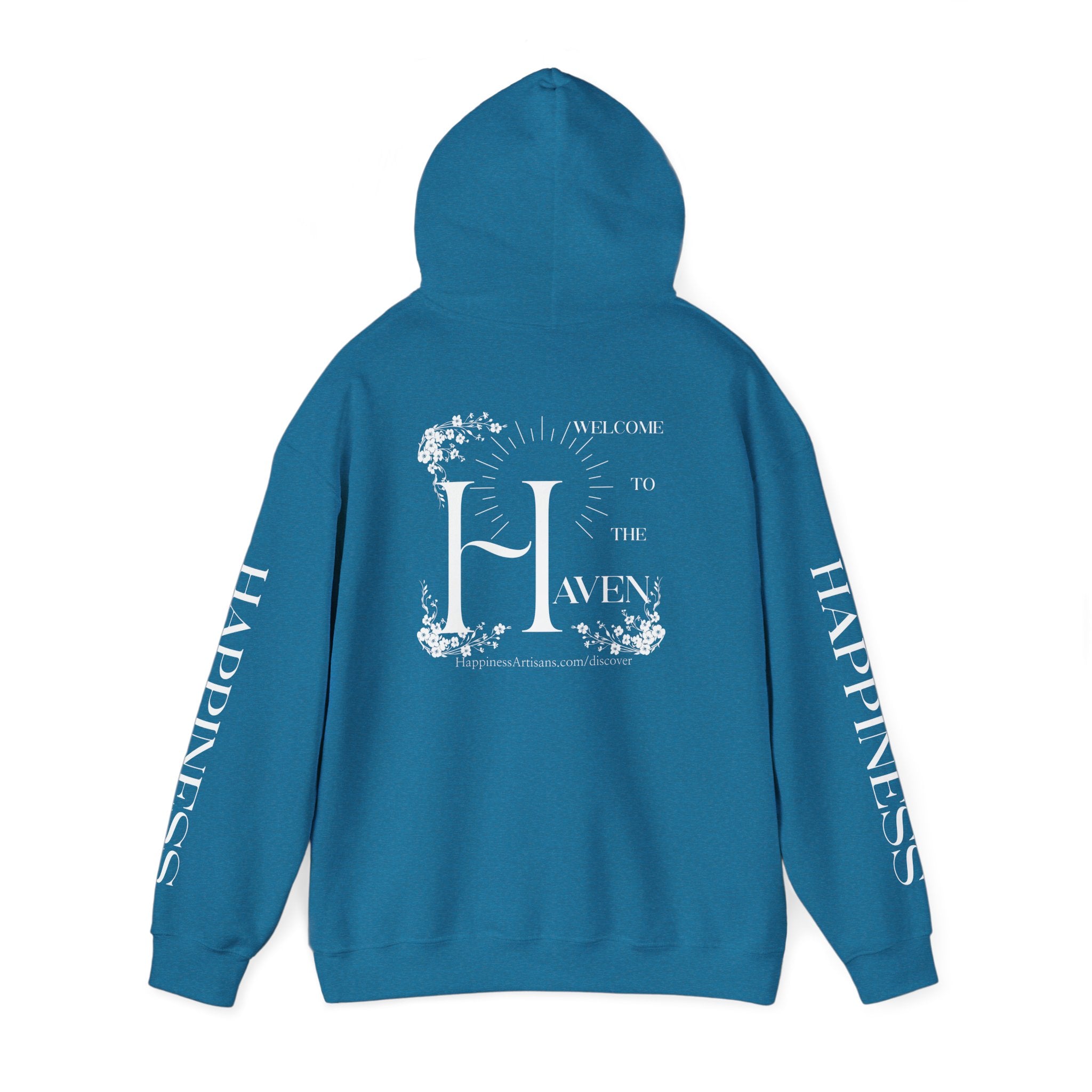 Women's "Welcome to the Haven" Happiness Artisans Hooded Sweatshirt