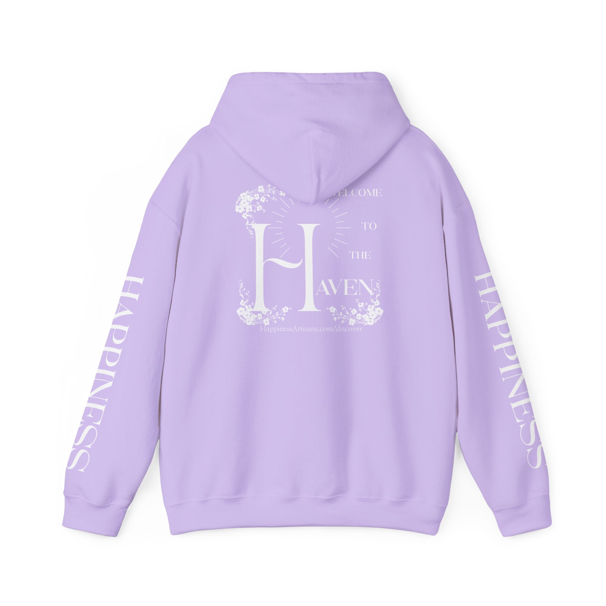 Women's "Welcome to the Haven" Happiness Artisans Hooded Sweatshirt