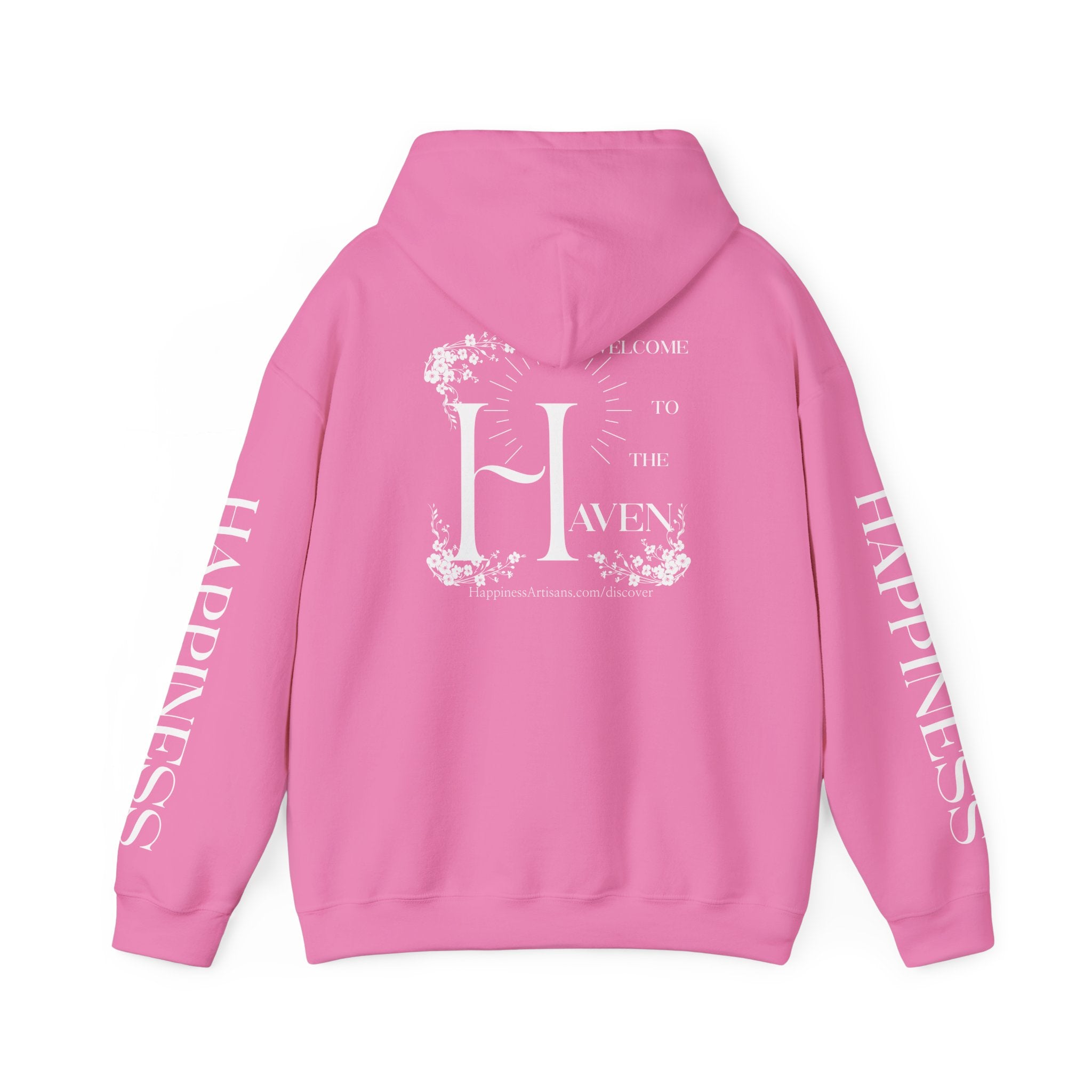 Women's "Welcome to the Haven" Happiness Artisans Hooded Sweatshirt