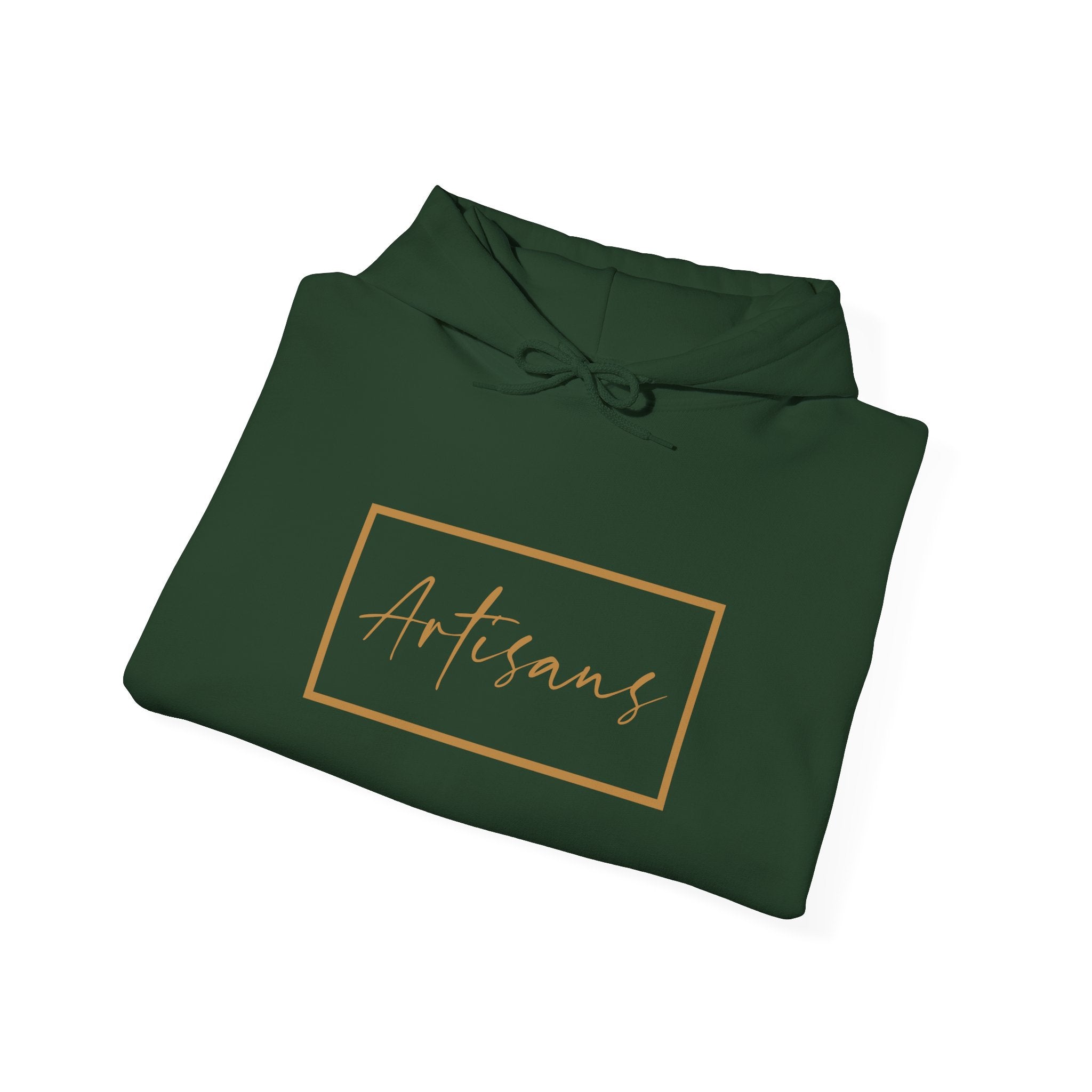 Hoodie 'Happiness Artisans' Gold Logo & 'Happiness' Sleeves