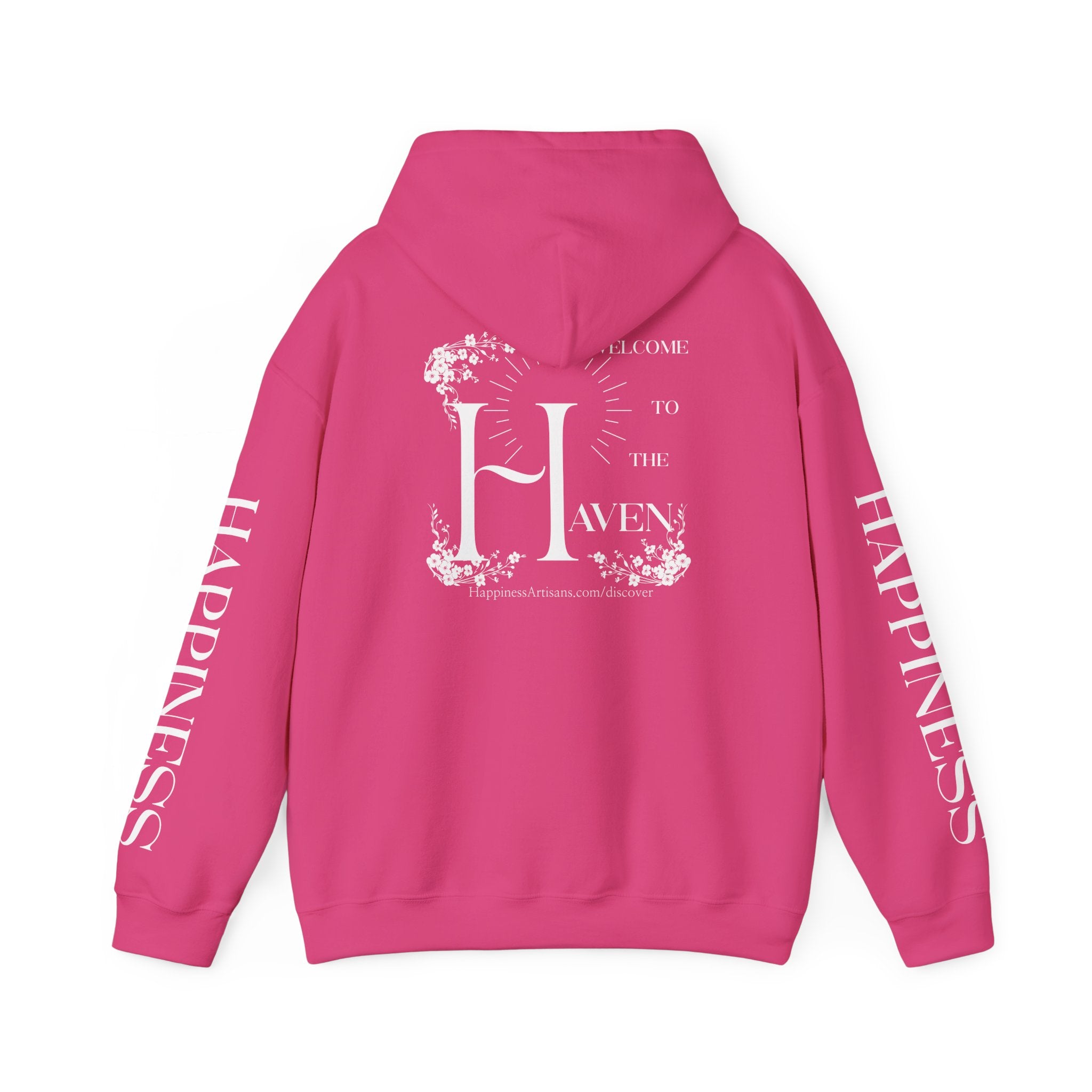 Women's "Welcome to the Haven" Happiness Artisans Hooded Sweatshirt