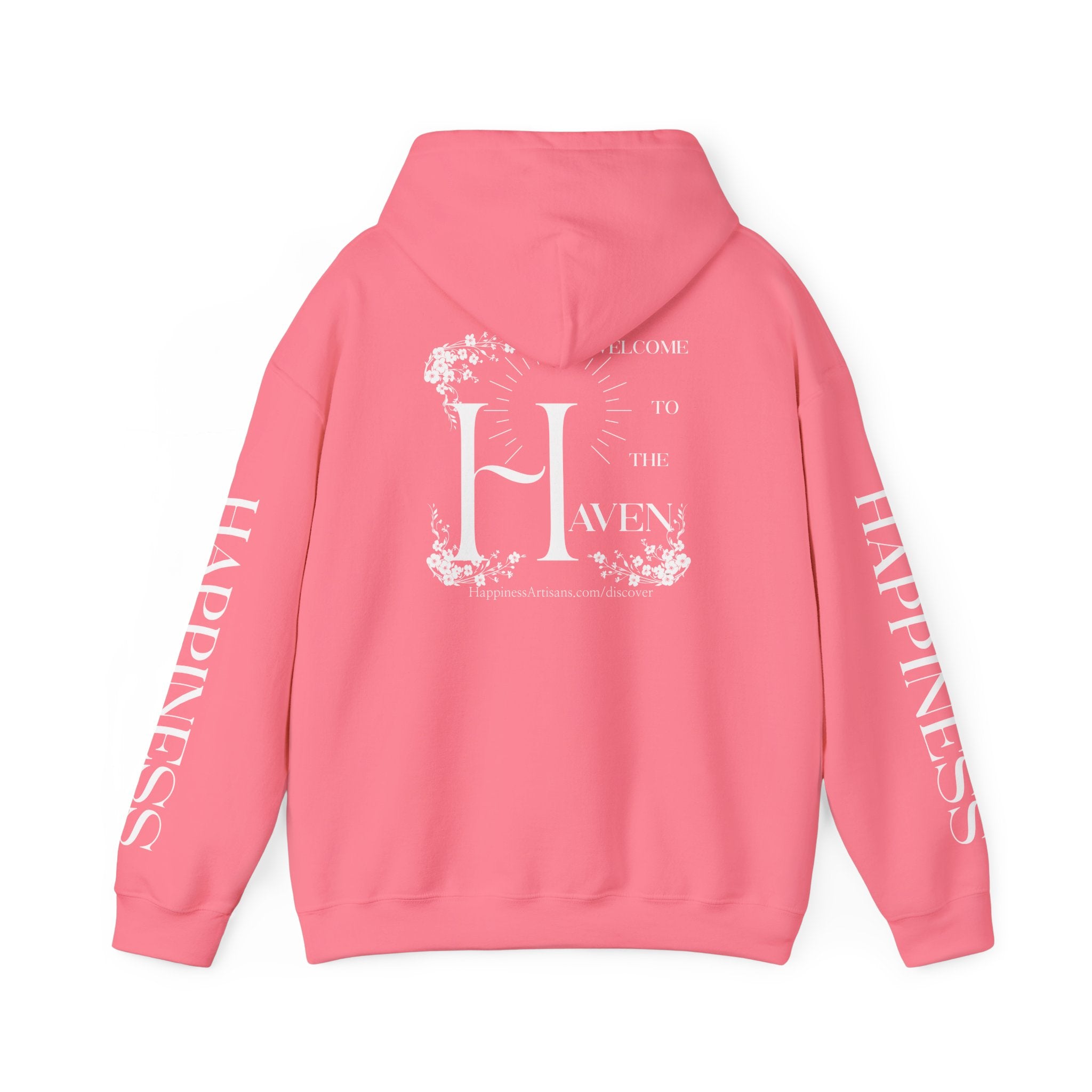 Women's "Welcome to the Haven" Happiness Artisans Hooded Sweatshirt