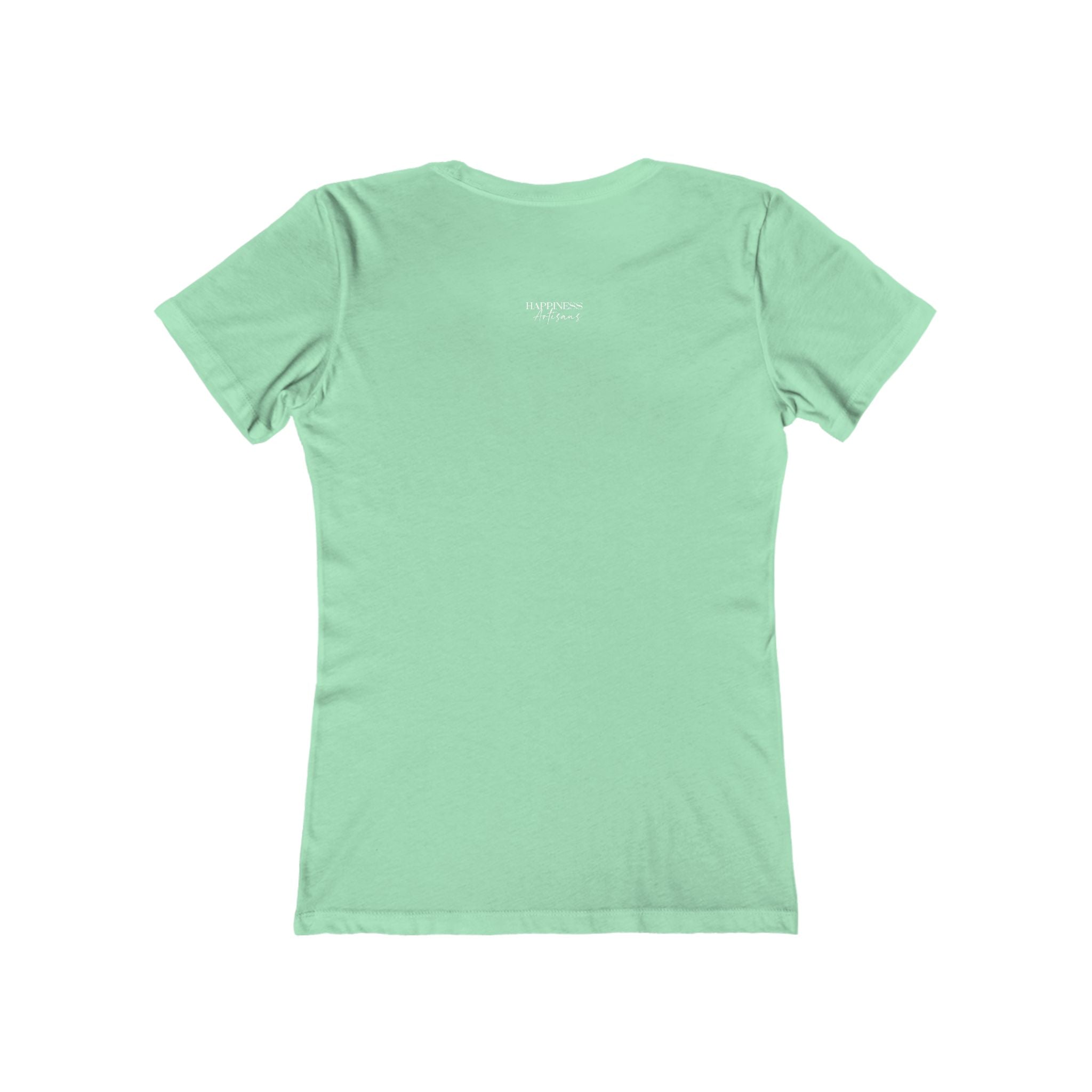 Floral Initial 'H' Boyfriend Tee for Women – Vintage Botanical Monogram Shirt