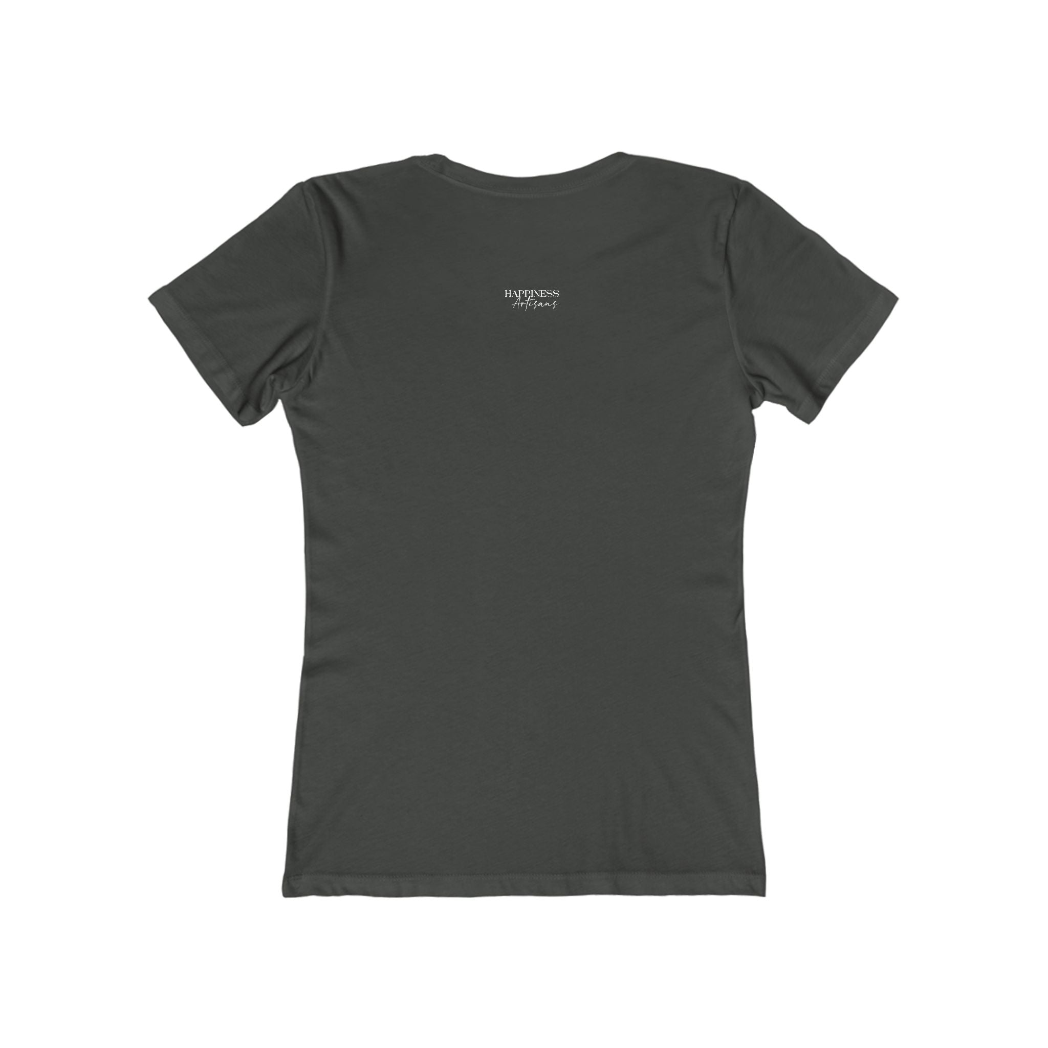Floral Initial 'H' Boyfriend Tee for Women – Vintage Botanical Monogram Shirt