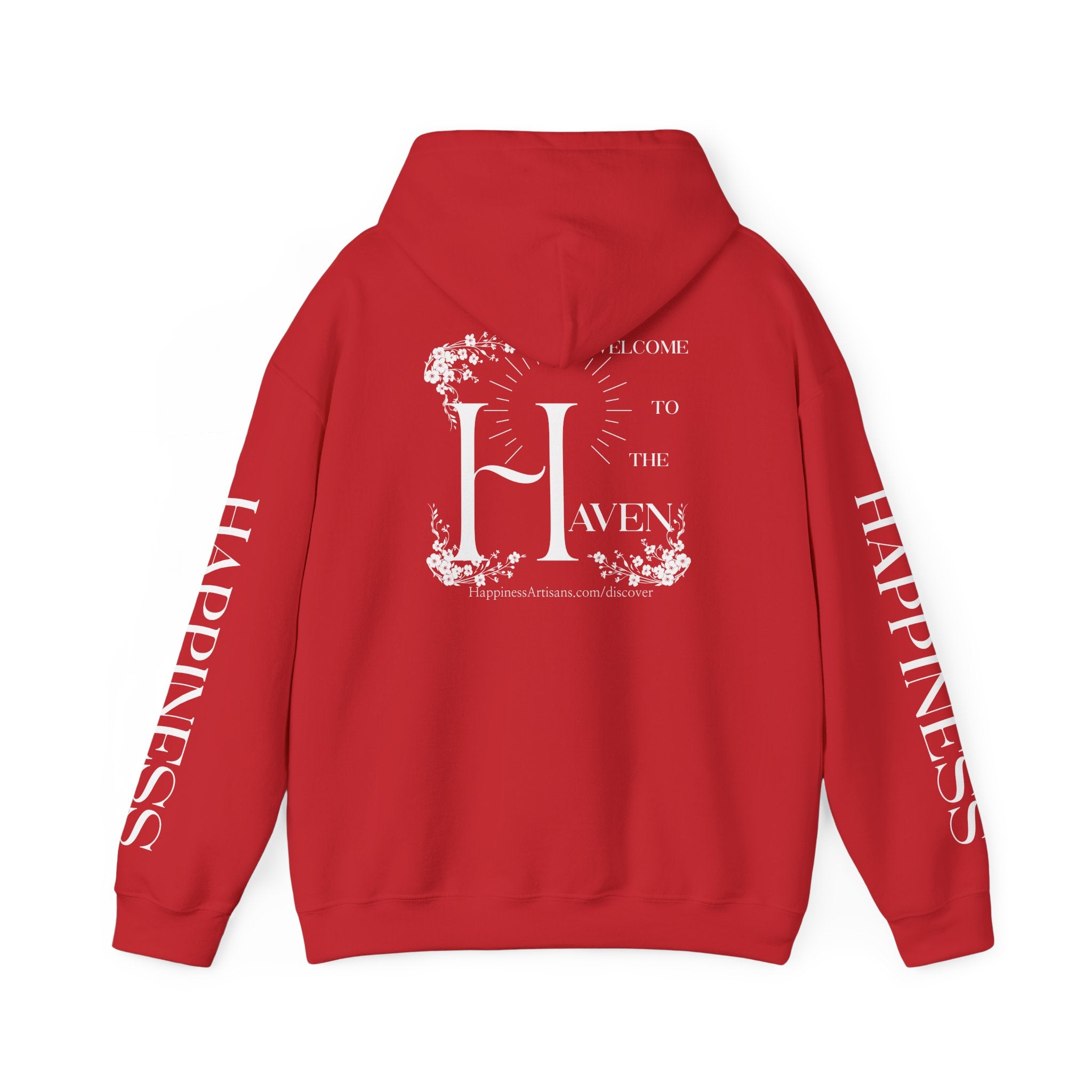 Women's "Welcome to the Haven" Happiness Artisans Hooded Sweatshirt