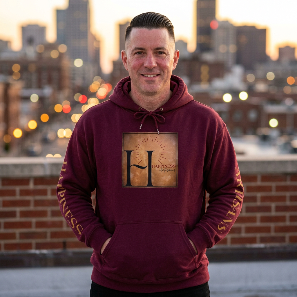 Happiness Artisans Inspirational Hoodie — "Make Today's Struggles a Distant Memory" Motivational Pullover