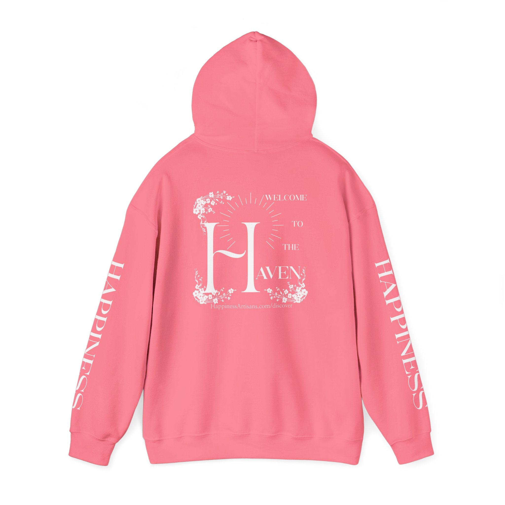 Women's "Welcome to the Haven" Happiness Artisans Hooded Sweatshirt