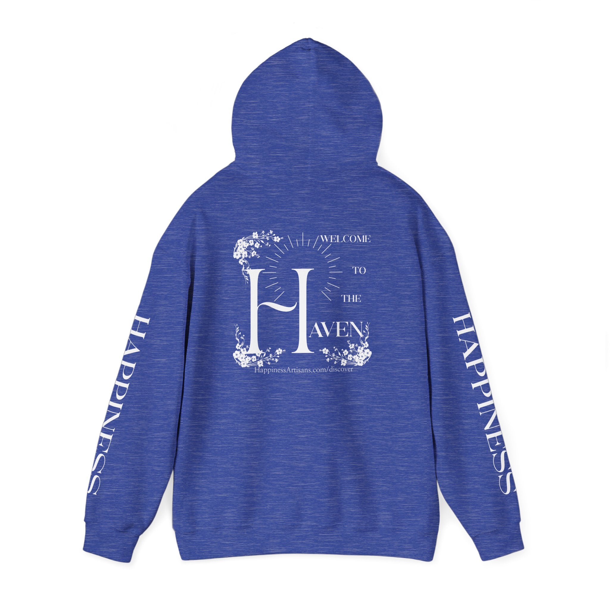 Women's "Welcome to the Haven" Happiness Artisans Hooded Sweatshirt