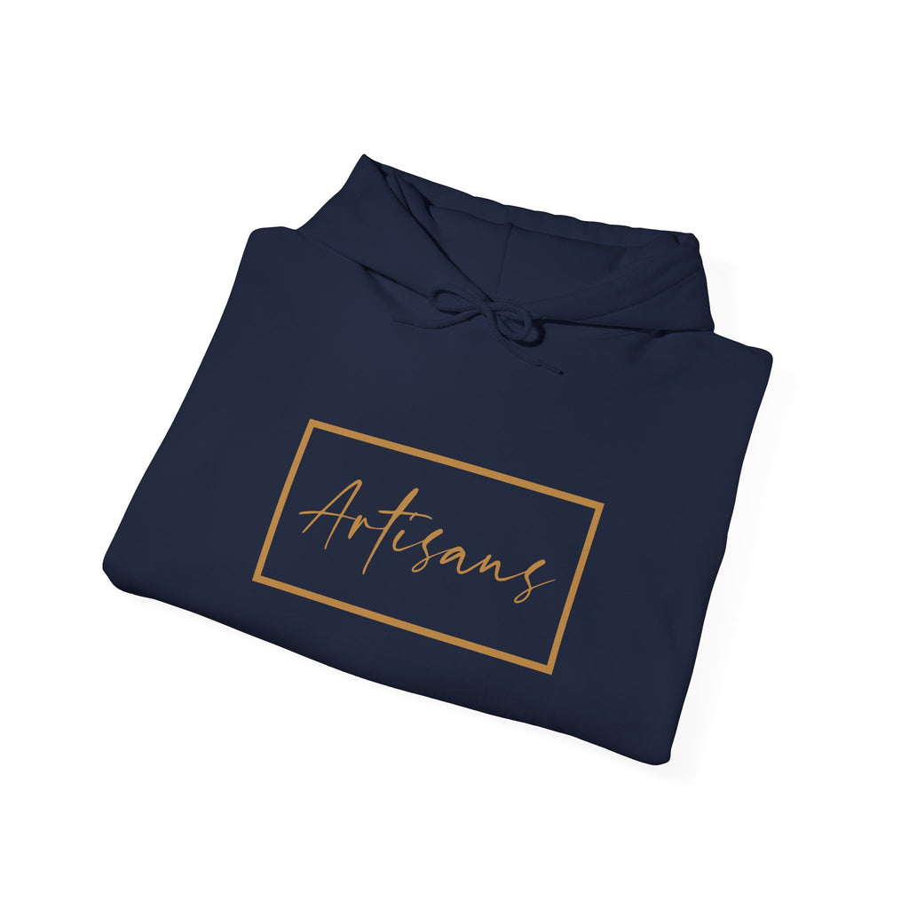 Hoodie 'Happiness Artisans' Gold Logo & 'Happiness' Sleeves
