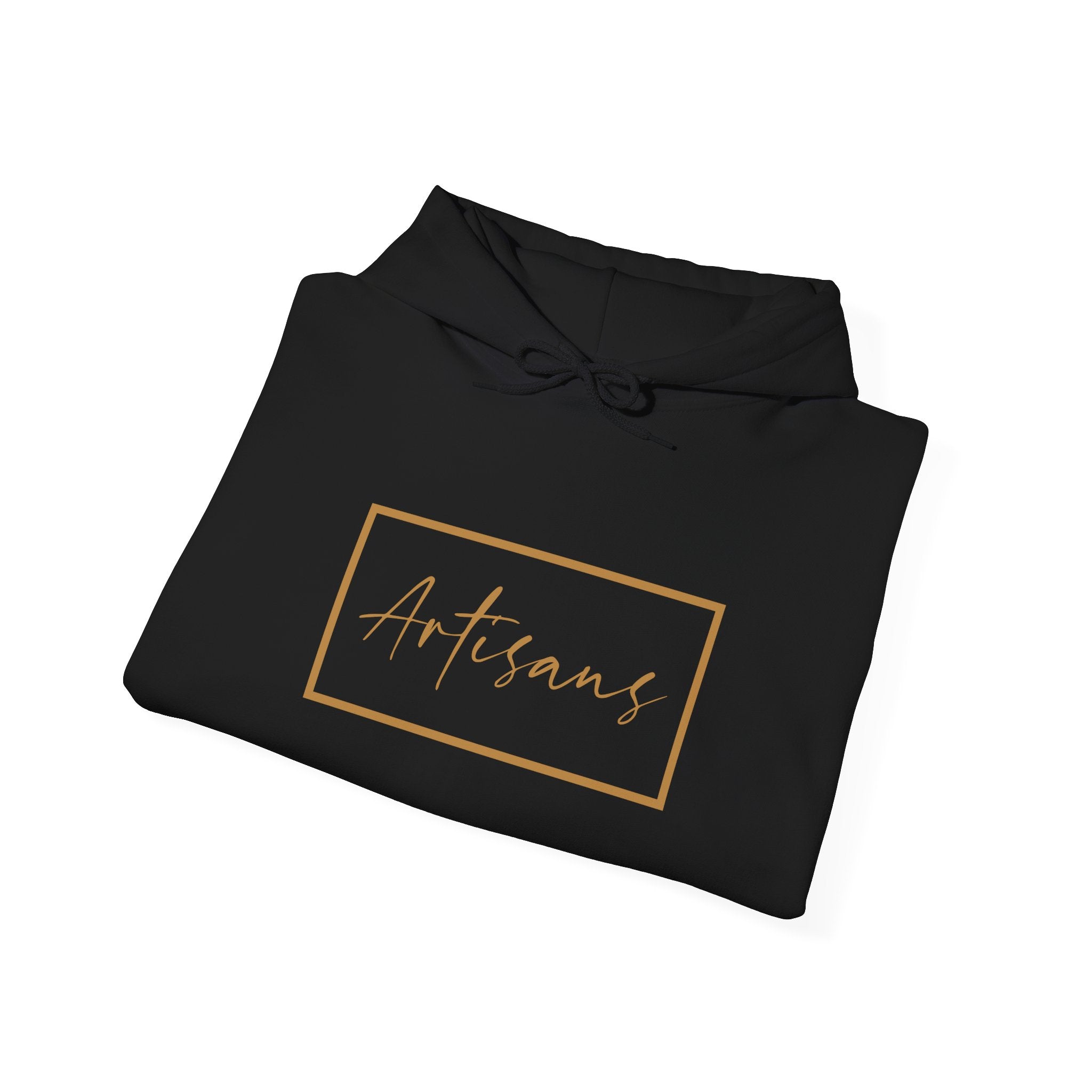 Hoodie 'Happiness Artisans' Gold Logo & 'Happiness' Sleeves