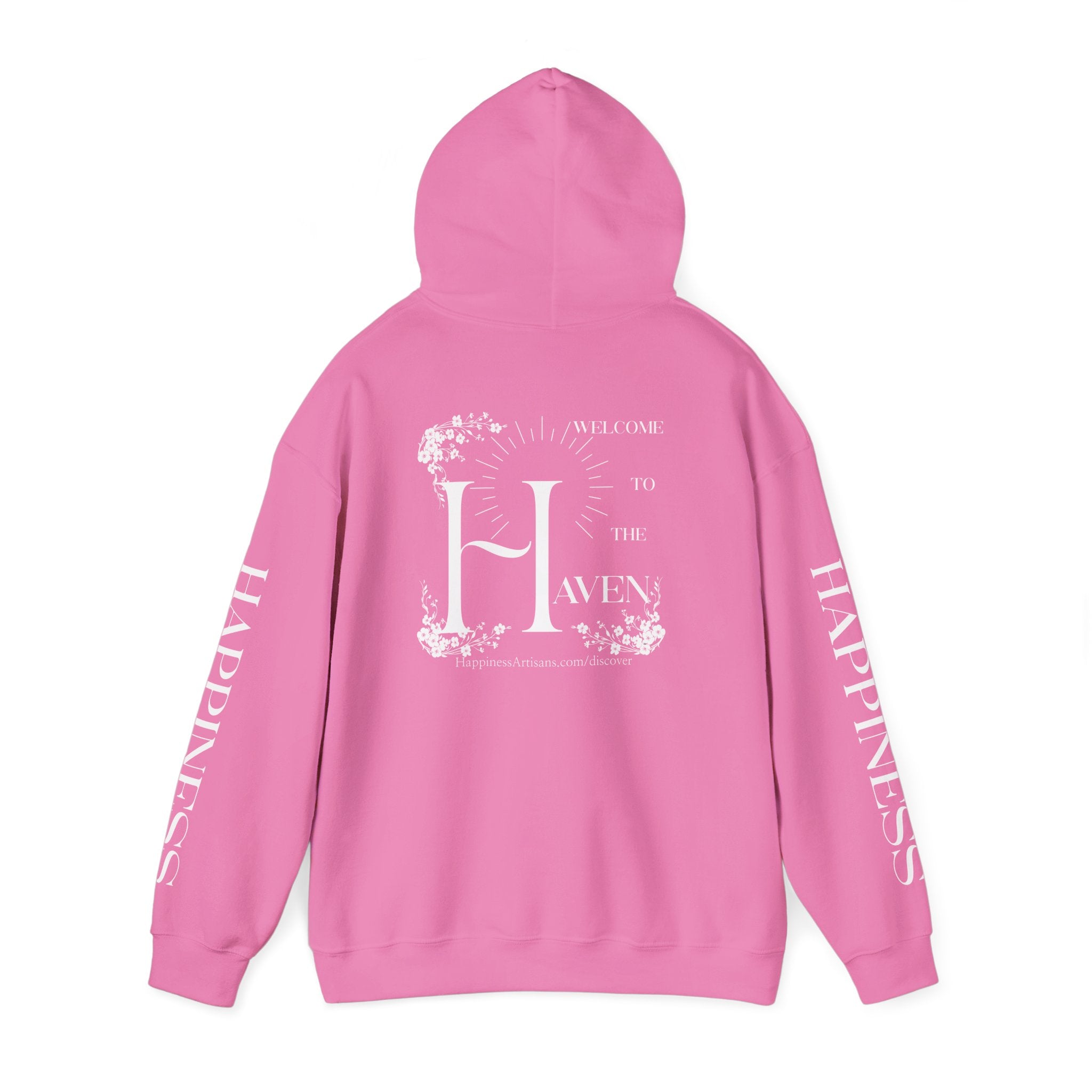 Women's "Welcome to the Haven" Happiness Artisans Hooded Sweatshirt