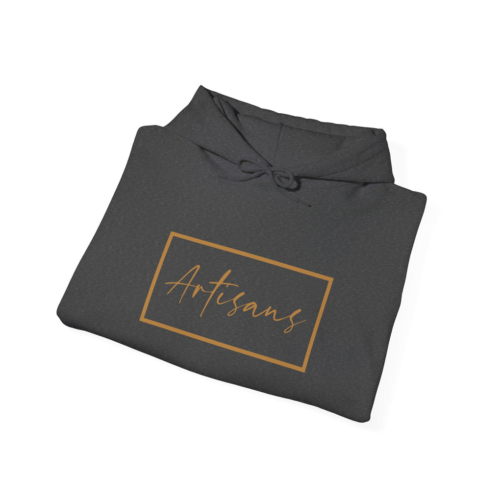 Hoodie 'Happiness Artisans' Gold Logo & 'Happiness' Sleeves